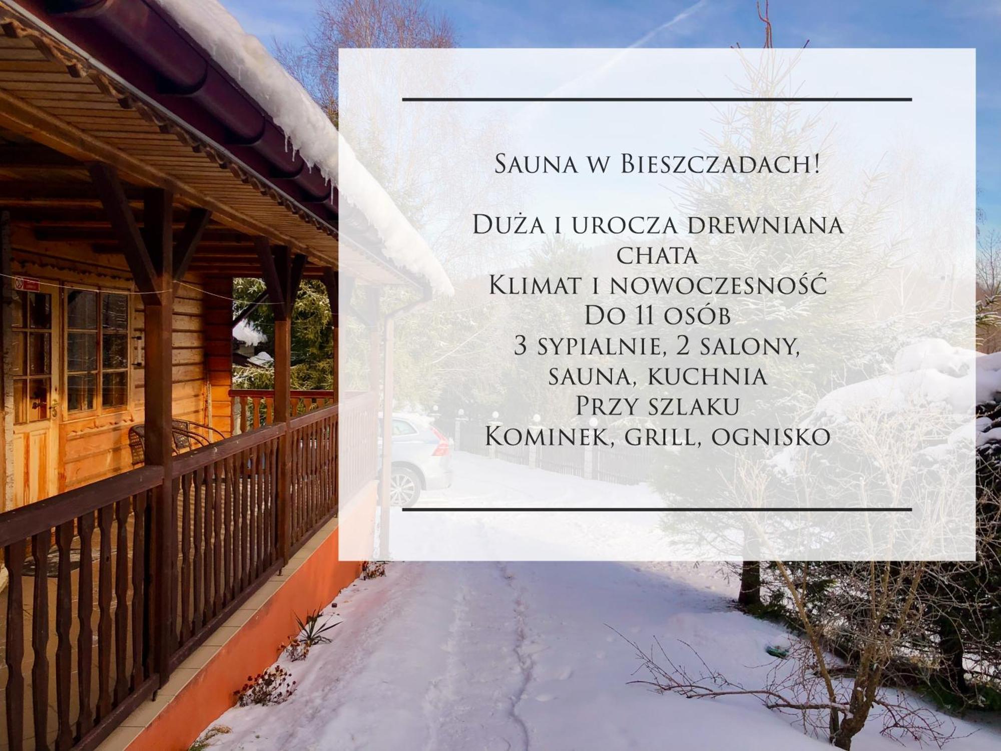 Urocza Chata Z Sauna W Bieszczadzkim Parku Krajobrazowym Bukowiec  Eksteriør billede